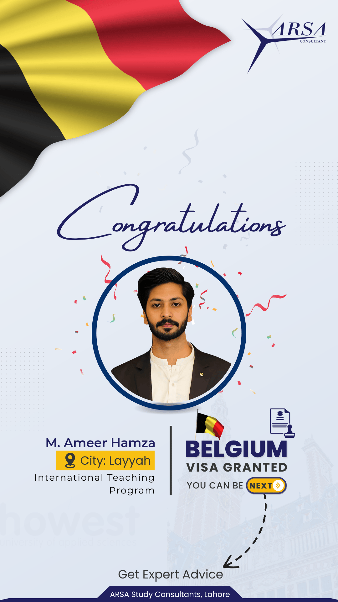 muhammad-ameer-hamza-belgium-visa-granted