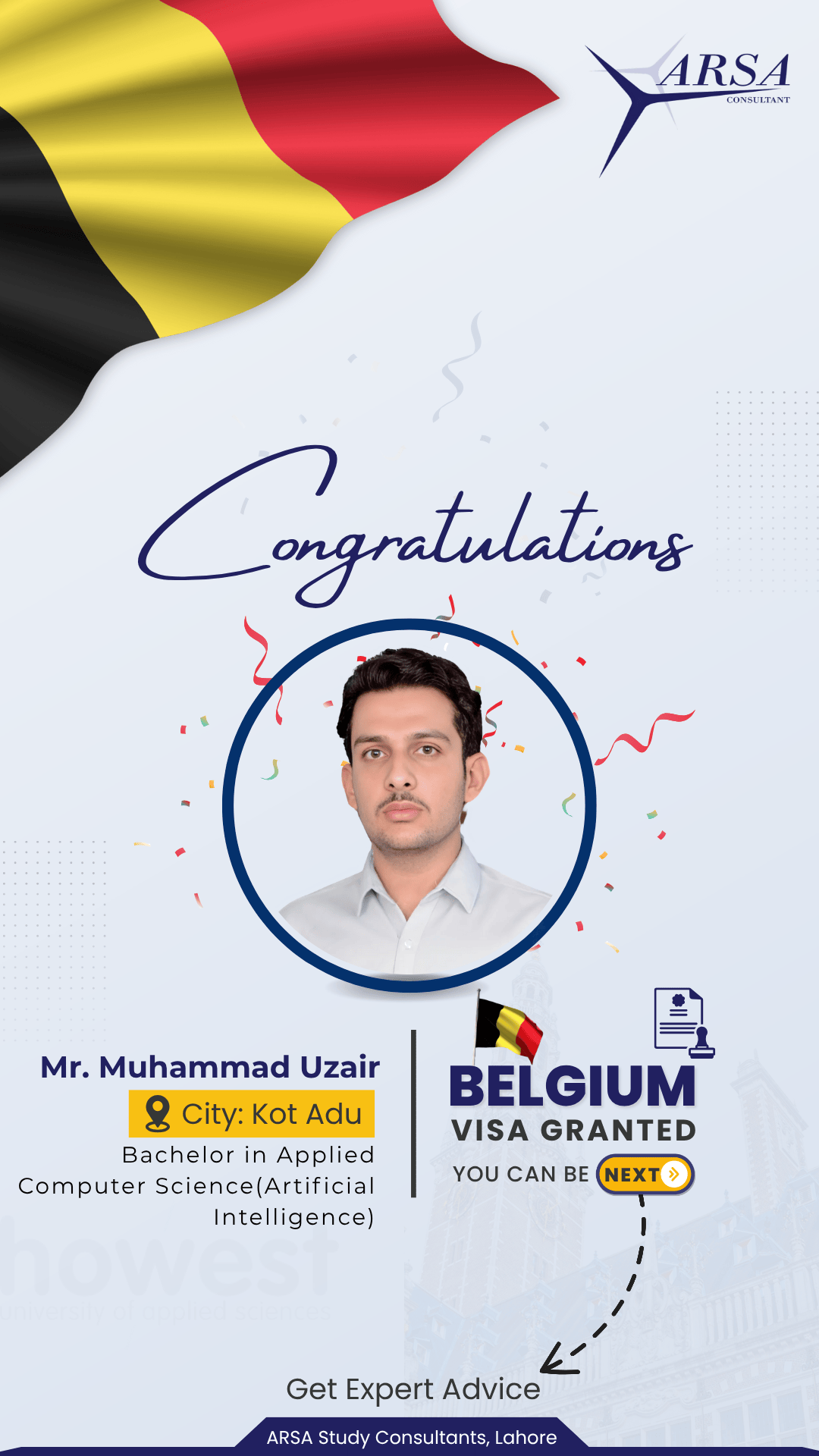 muhammad-uzair-belgium-visa-granted